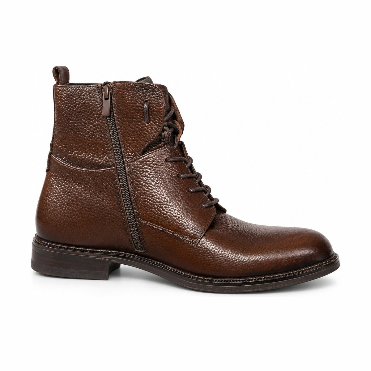 Men's Genuine Leather Shoes 22WFD6007FT Brown