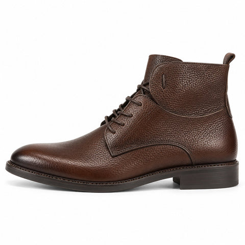 Men's Genuine Leather Shoes 22WFD6007FT Brown