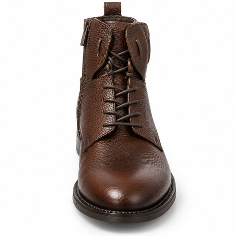 Men's Genuine Leather Shoes 22WFD6007FT Brown