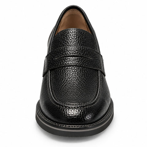 Men's Genuine Leather Shoes 22WFD6009FT Black