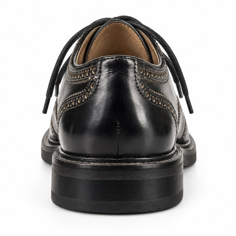 Men's Genuine Leather Shoes 22WFD601122 Black
