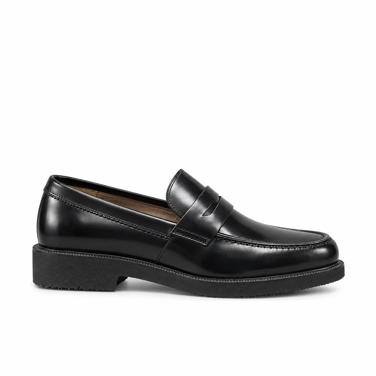 Men's Genuine Leather Shoes 22WFD604922 Black