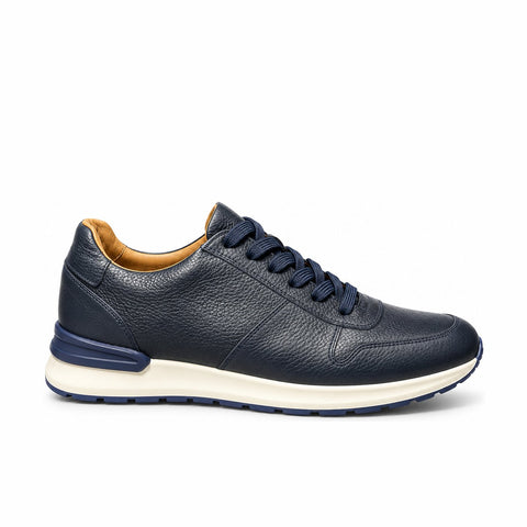 Men's Genuine Leather Shoes 22WFD612318 Navy Blue