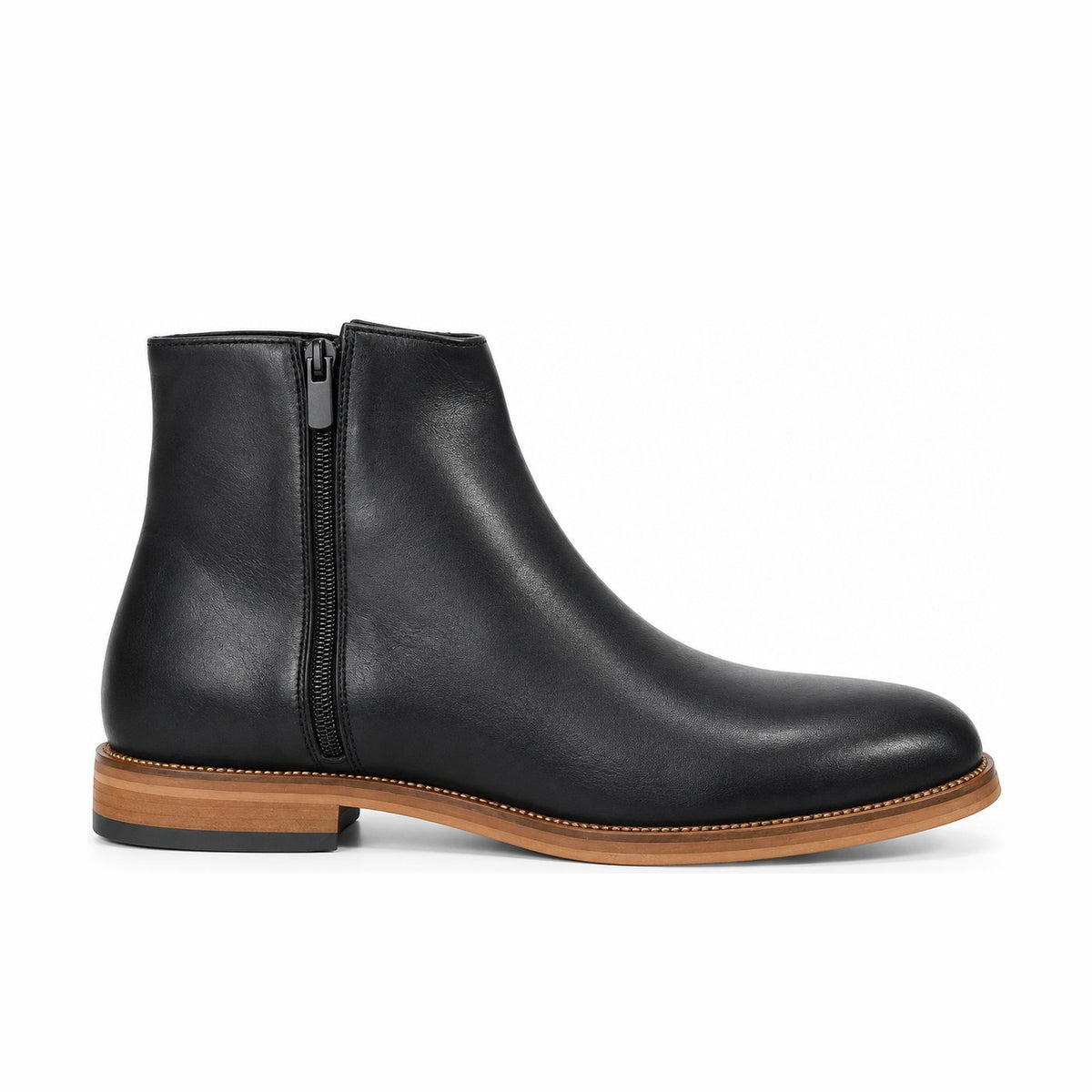 Men's Genuine Leather Shoes 22WFD630018 Black
