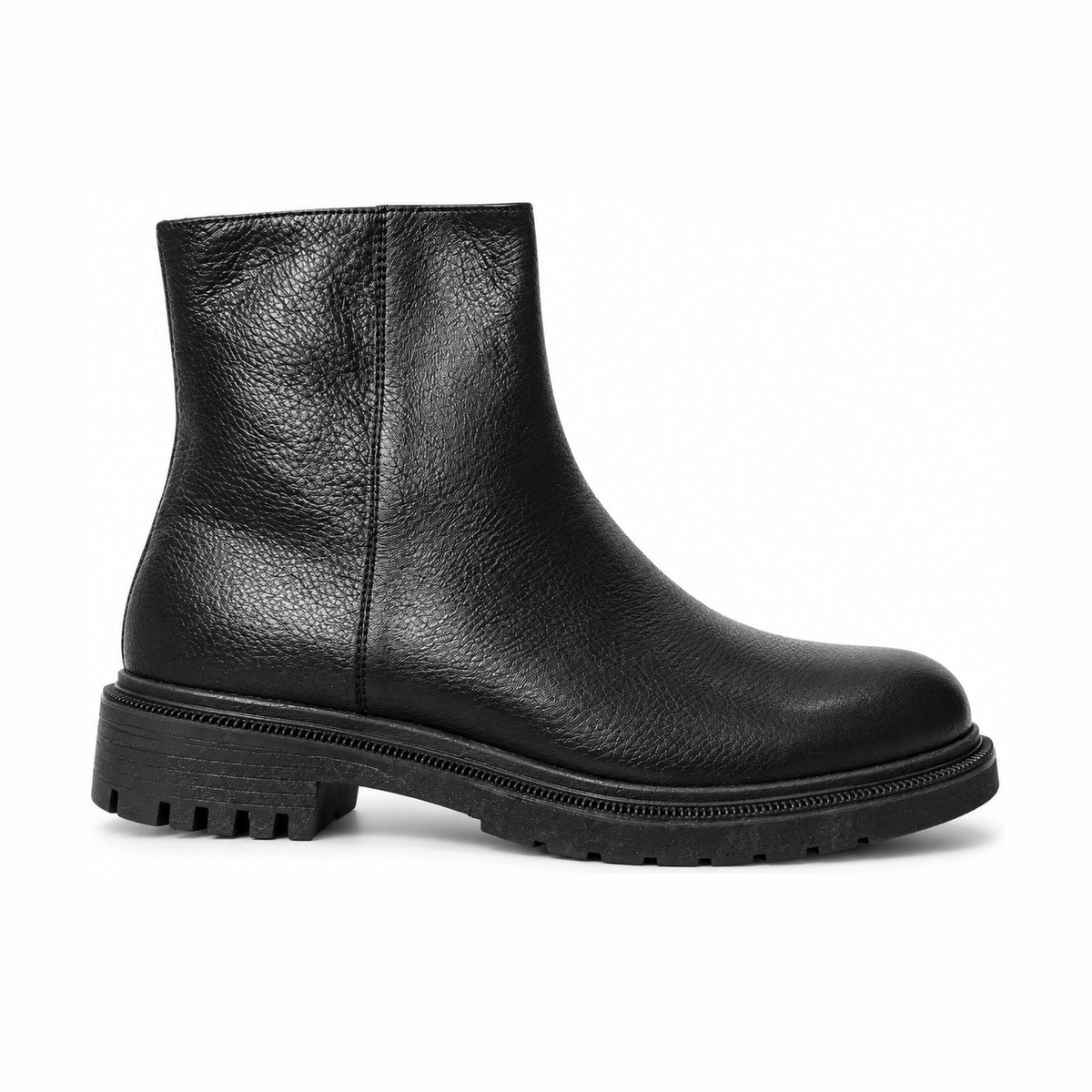 Men's Genuine Leather Shoes 22WFD6304FT Black