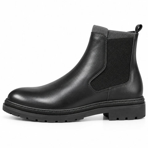 Men's Genuine Leather Shoes 22WFD630518 Black