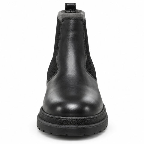 Men's Genuine Leather Shoes 22WFD630518 Black