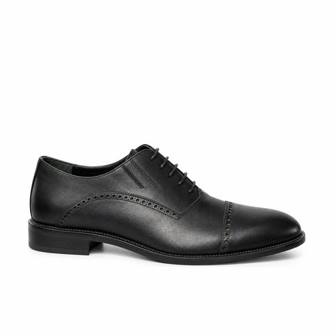 Men's Genuine Leather Shoes 22WFD638118 Black