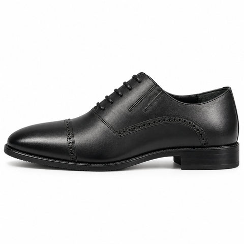 Men's Genuine Leather Shoes 22WFD638118 Black