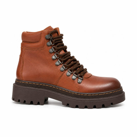 Men's Genuine Leather Shoes 22WFD641018 Tan