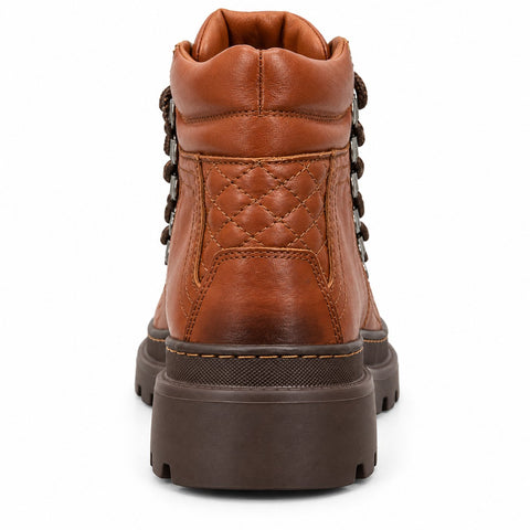 Men's Genuine Leather Shoes 22WFD641018 Tan
