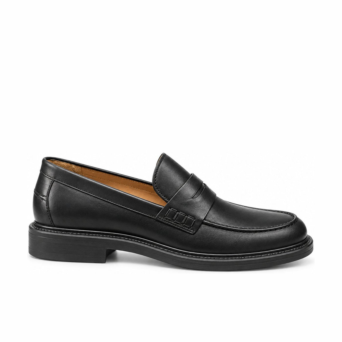 Men's Genuine Leather Shoes 22WFD641418 Black