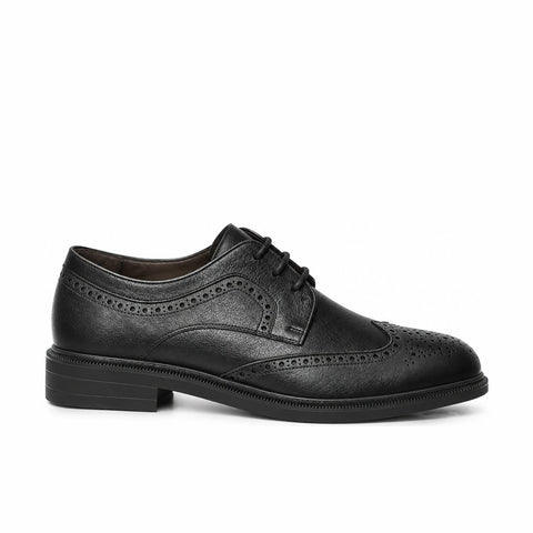 Men's Genuine Leather Shoes 22WFD6741FT Black