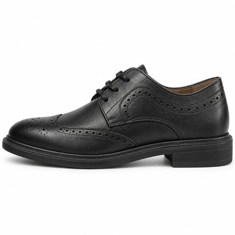 Men's Genuine Leather Shoes 22WFD6741FT Black