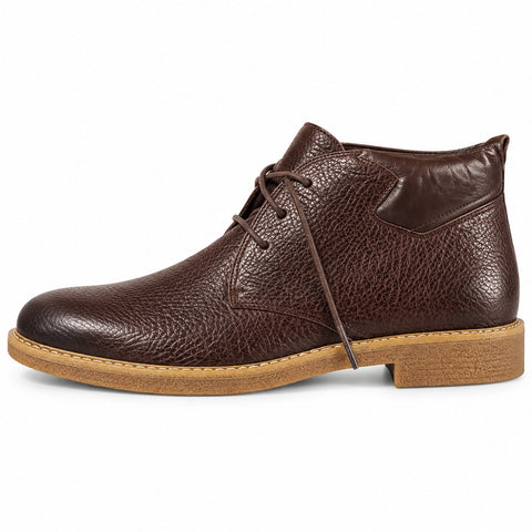 Men's Genuine Leather Shoes 22WFD6748FT Brown