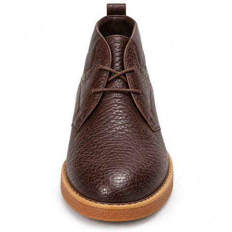 Men's Genuine Leather Shoes 22WFD6748FT Brown