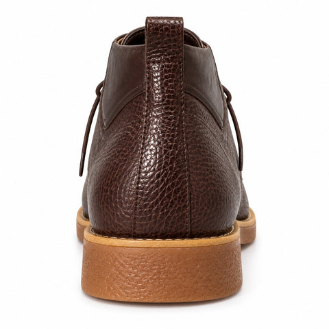 Men's Genuine Leather Shoes 22WFD6748FT Brown