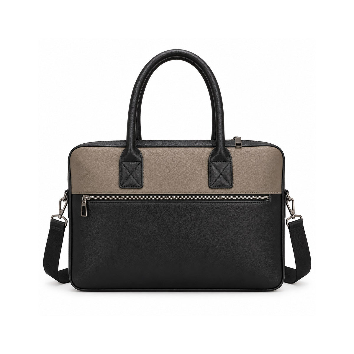 Men Briefcase 22WBD3104CV Black/Grey