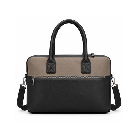 Men Briefcase 22WBD3104CV Black/Grey