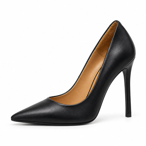 Women's Leather Shoes 20WFD137818 Black