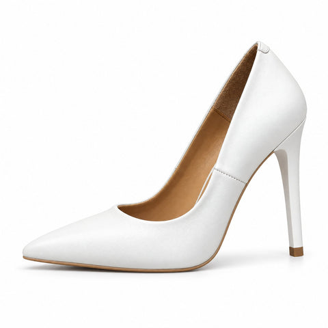 Women's Leather Shoes 20WFD137818 White