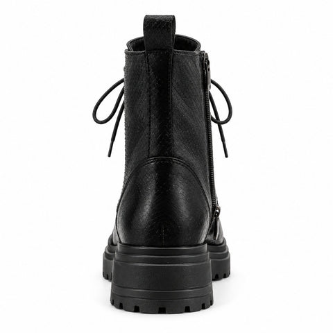 Women's Leather Boots 20WFD221540 Black