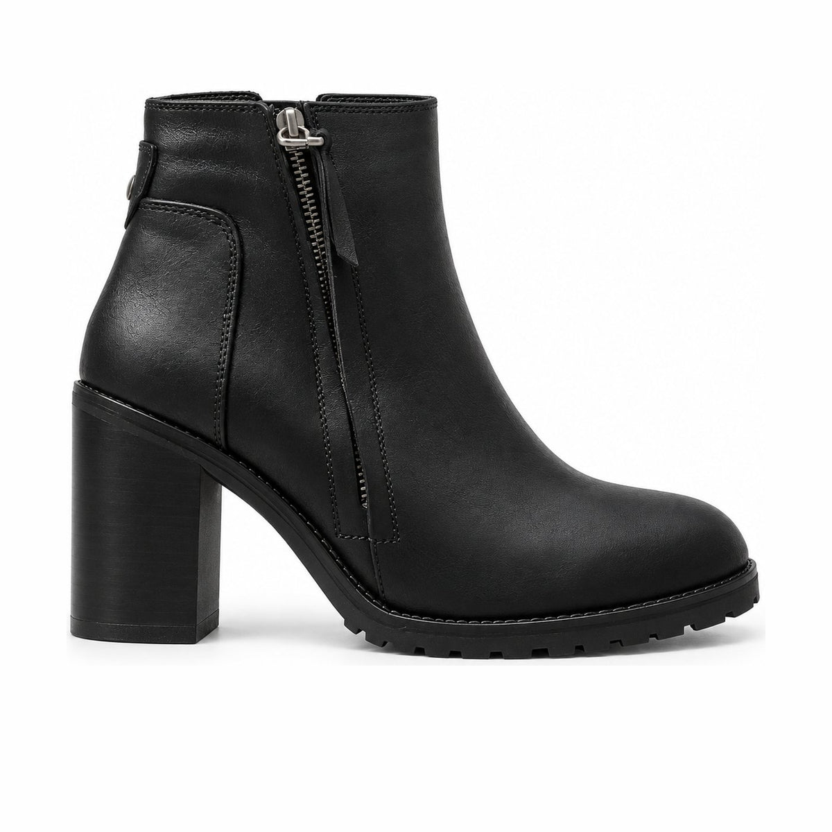 Women's Synthetic Leather Boots 20WFD225718 Black