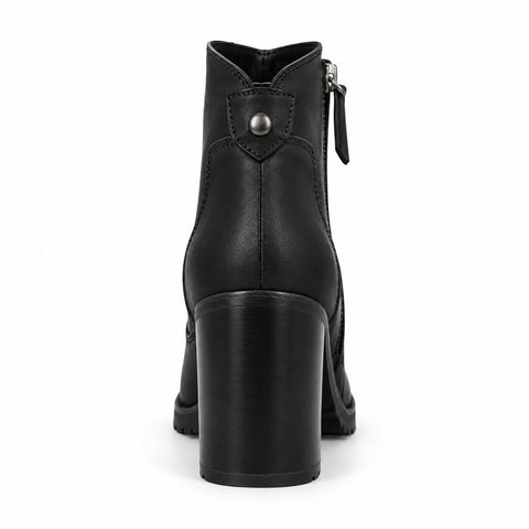 Women's Synthetic Leather Boots 20WFD225718 Black