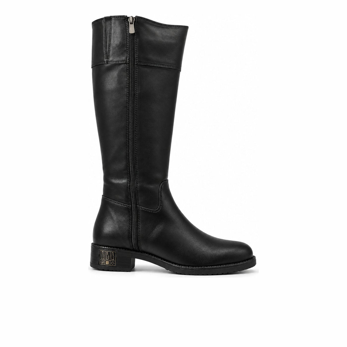 Women's Synthetic Leather Boots 20WFE152518 Black