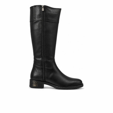 Women's Synthetic Leather Boots 20WFE152518 Black
