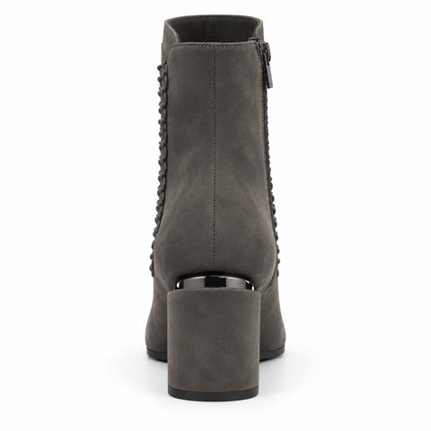Women's Leather Boots 21WFD100410 Grey