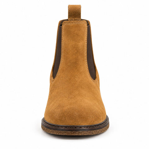 Women's Leather Boots 21WFD180610 Tan