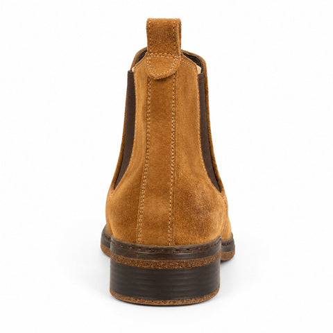 Women's Leather Boots 21WFD180610 Tan