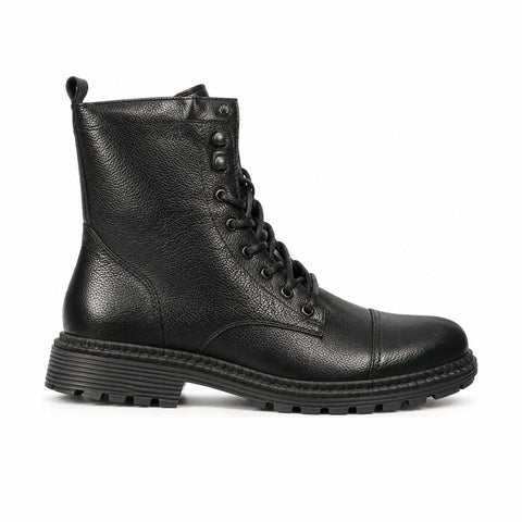 Men's Genuine Leather Boots 21WFD6850FT Black