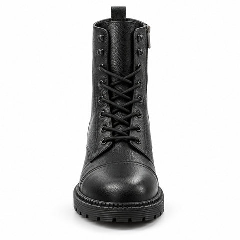 Men's Genuine Leather Boots 21WFD6850FT Black