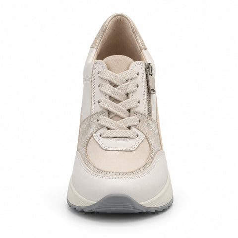 Women's Leather Shoes 22SFD371514 Beige