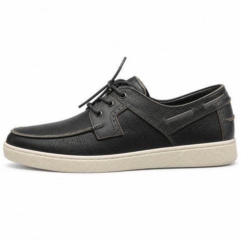Men's Genuine Leather Shoes 22SFD6801FT Black