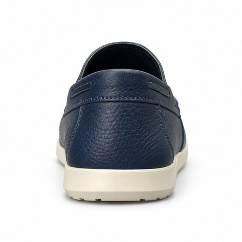 Men's Genuine Leather Shoes 22SFD6810FT Navy Blue