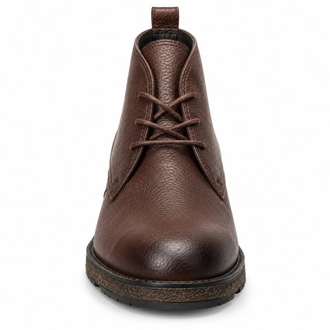 Men's Genuine Leather Shoes 22WFD6842FT Brown