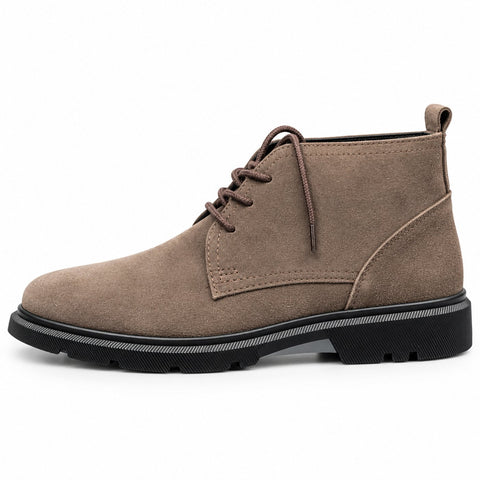 Men's Genuine Leather Shoes 22WFD684610 Taupe