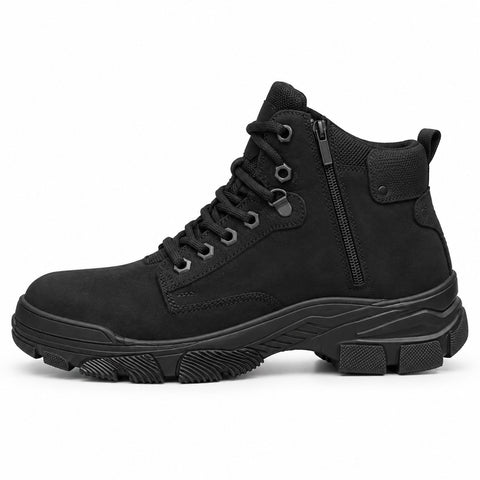 Men's Genuine Leather Shoes 21WFD6823V3 Black