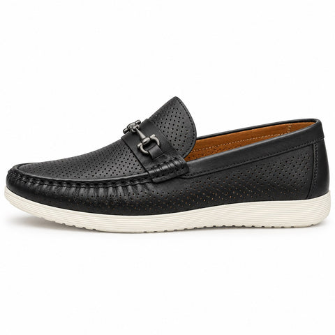 Men's Genuine Leather Shoes 22SFD6584DI Black