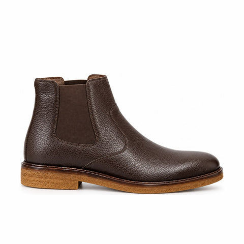 Men's Genuine Leather Shoes 22WFD6001FT Brown