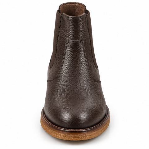 Men's Genuine Leather Shoes 22WFD6001FT Brown