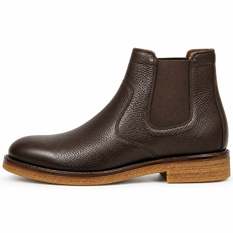 Men's Genuine Leather Shoes 22WFD6001FT Brown