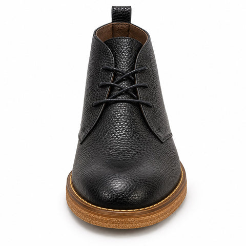 Men's Genuine Leather Shoes 22WFD6004FT Black