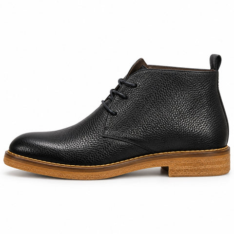 Men's Genuine Leather Shoes 22WFD6004FT Black