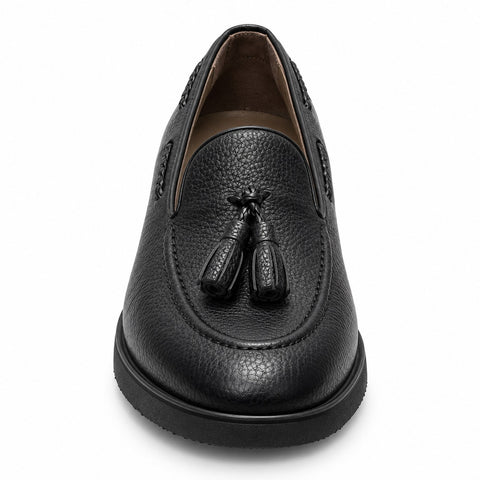 Men's Genuine Leather Shoes 22WFD6048FT Black