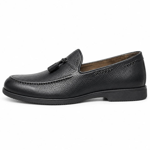 Men's Genuine Leather Shoes 22WFD6048FT Black