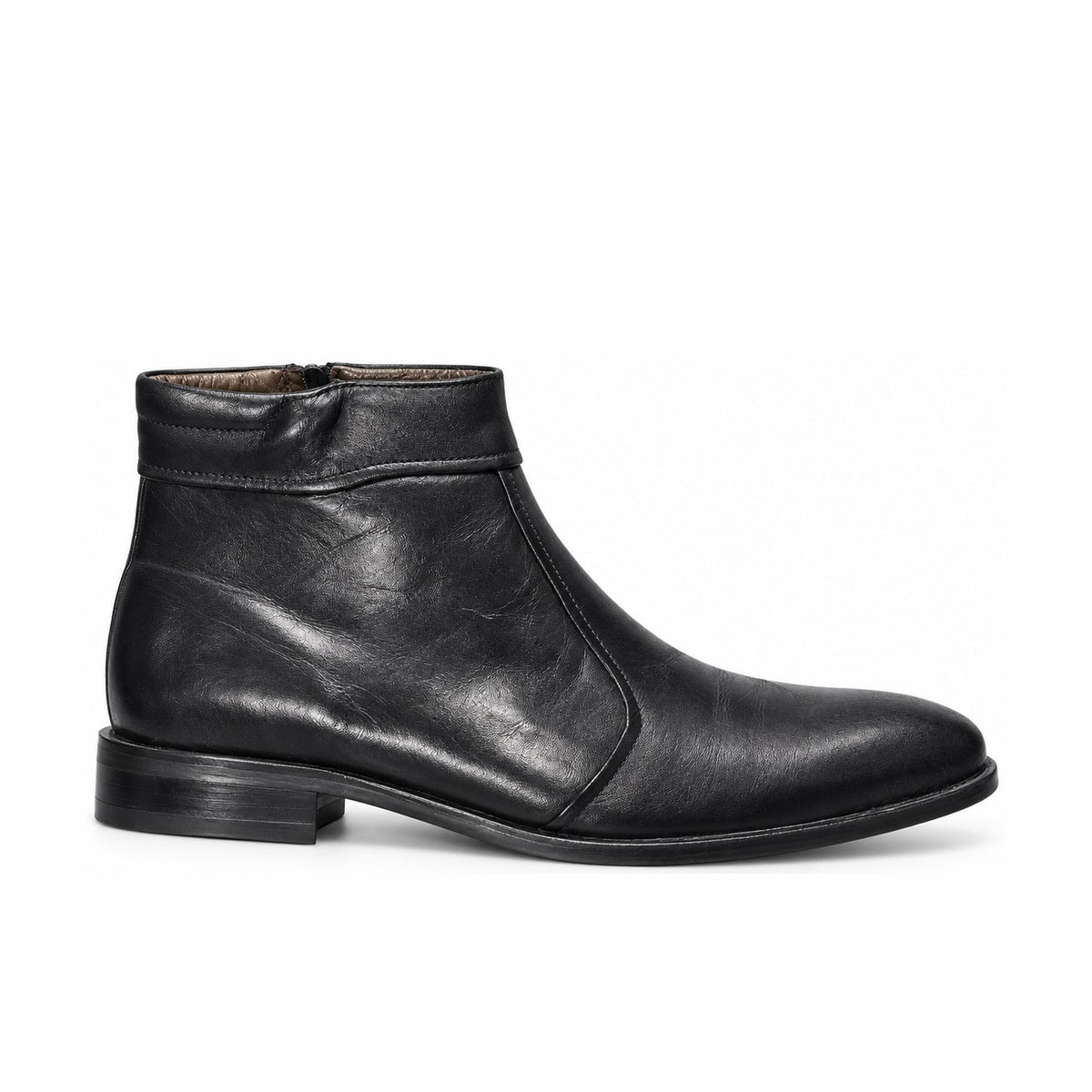 Men's Genuine Leather Shoes 22WFD605618 Black